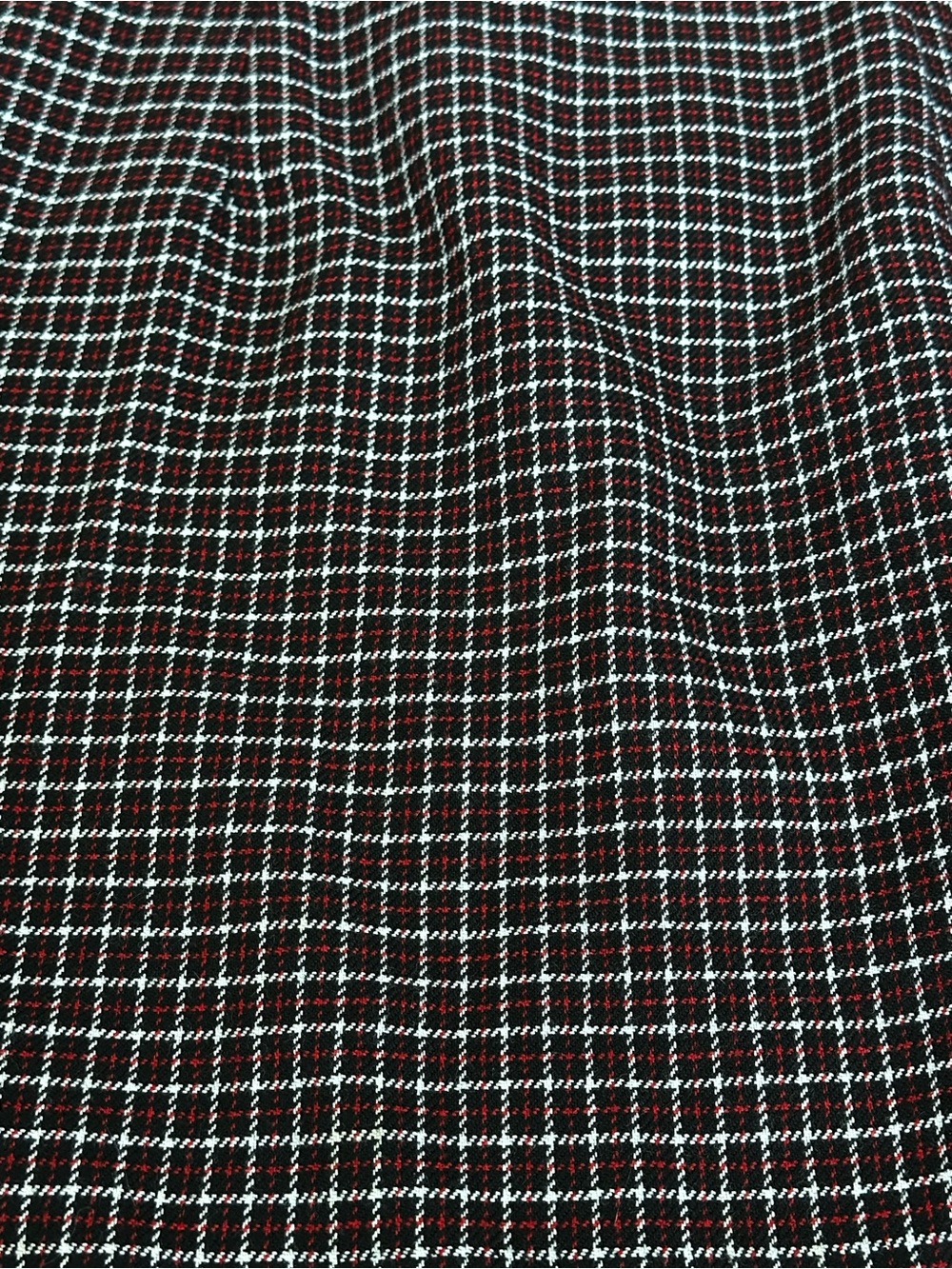 Vintage 90s All That Jazz Black & Red Plaid Mini Dress Tie Back Dark Academia - Picture 5 of 7